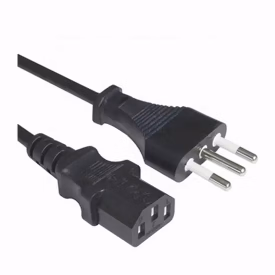 High Qaulity Italy Plug Imq AC Power Cord Cable with 3 Pin Plug for Curling Iron